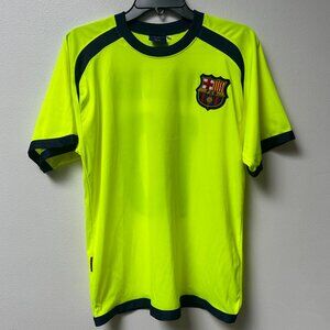 06-07 Barcelona Ronaldinho Vtg Retro Rogers Away Third Kit Soccer Jersey Sz. S